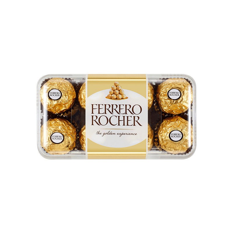 Ferrero Rocher hazelnut wafer chocolate 16 pieces gift box 200g