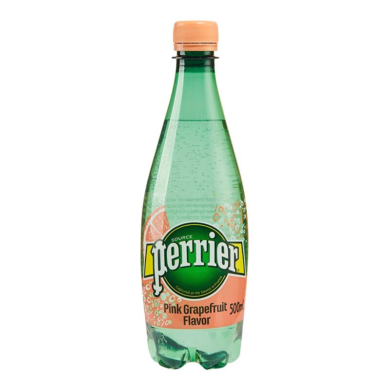 Perrier grapefruit flavored Natural Mineral Water 500ml imported from France