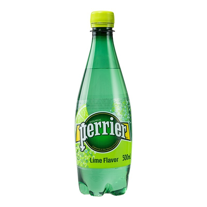 Perrier lime Natural Mineral Water 500ml imported from France