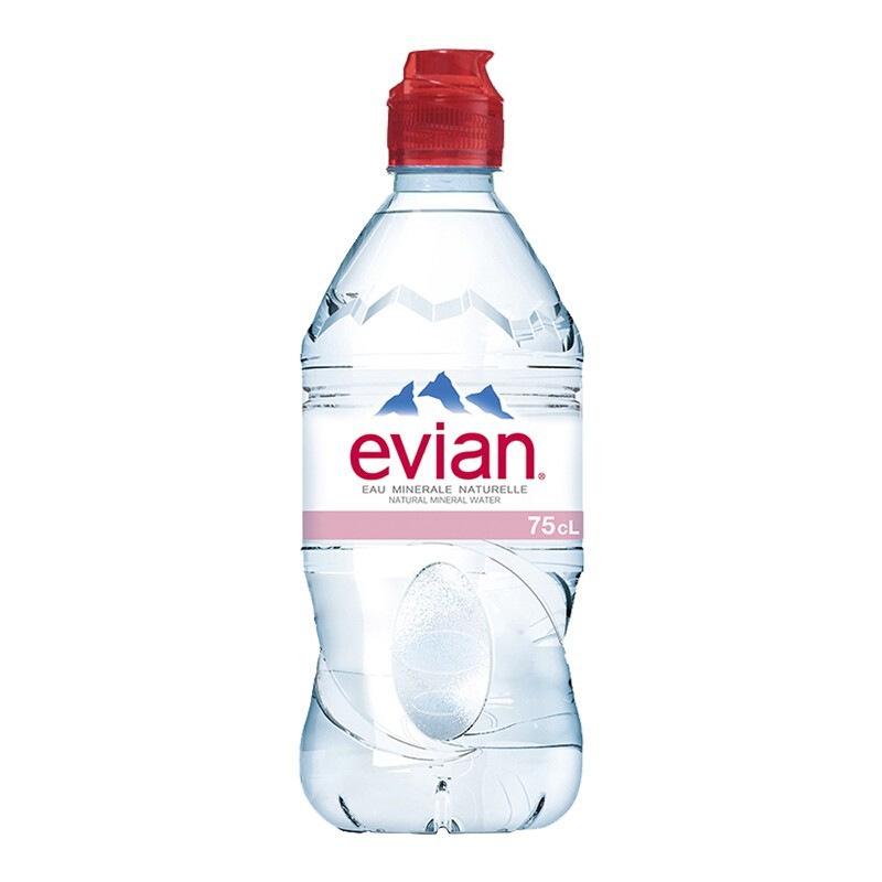 Evian mineral water 750ml imported from France