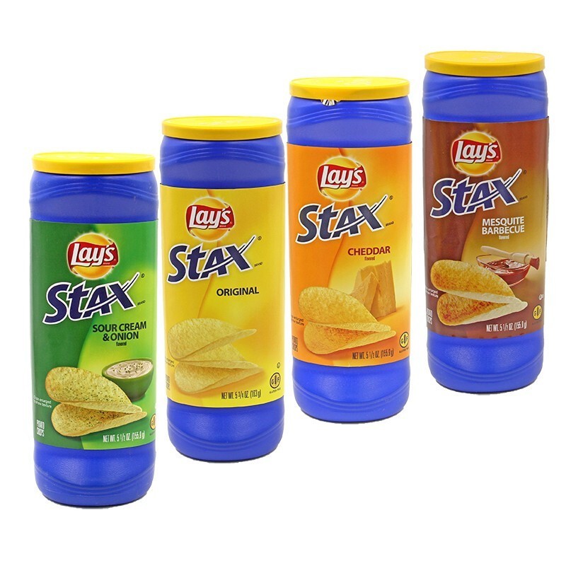 Lay's Potato Chips, Onion flavored, Cheese flavored, plain Baked 160g