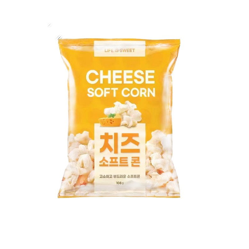 Korean banana snack cheese popcorn