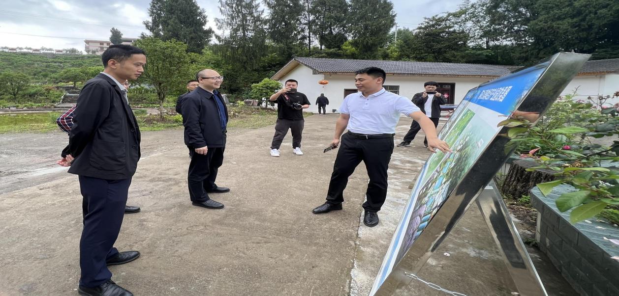 国药集团重庆医药设计院有限公司总经理龚道坤带队调研奉节县鹤峰乡、兴隆镇回龙村乡村振兴工作