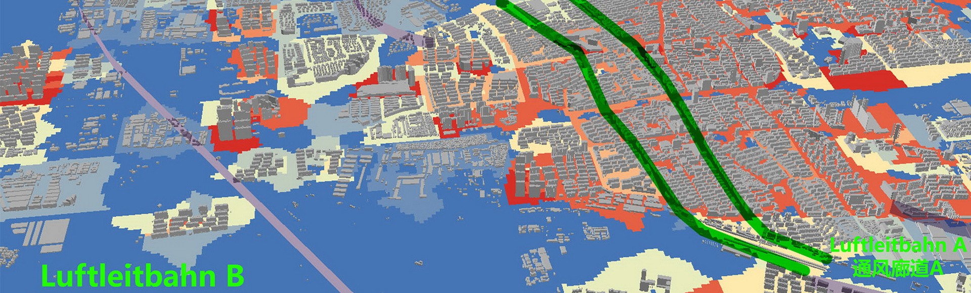 Forschung zur Lüftungskorridorstrategie in der Stadt Kunshan