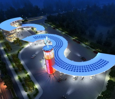 Huachu & Ruizhao Tankstelle 