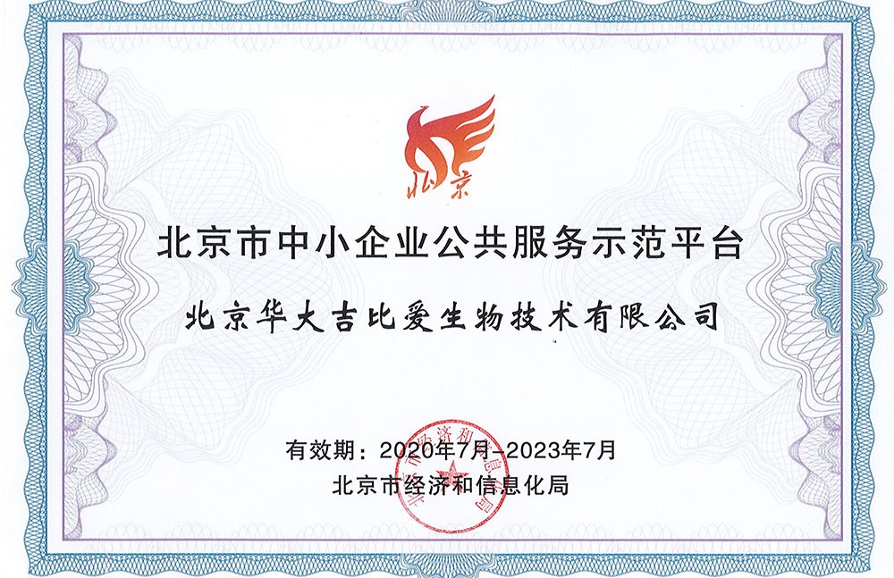 Demonstration Platform of Public Service for SMEs