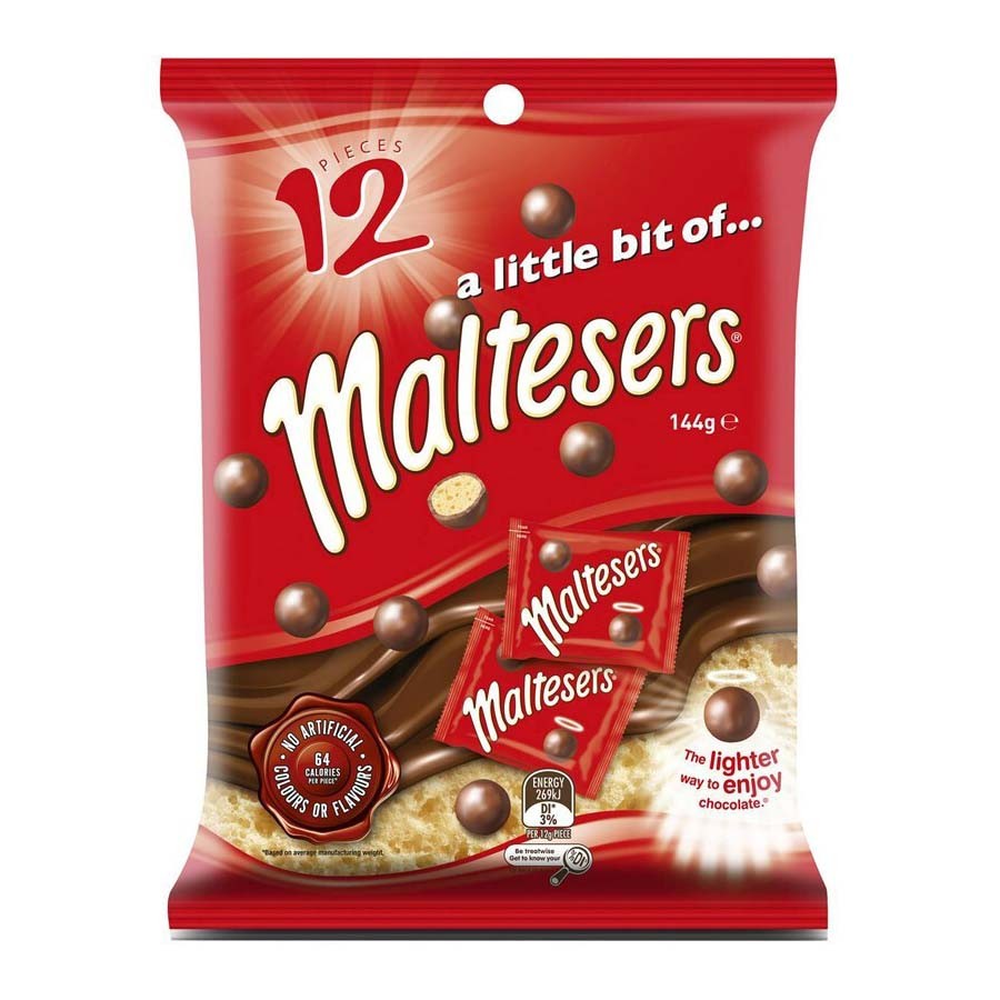 Maltesers milk chocolate imported from Australia 144g