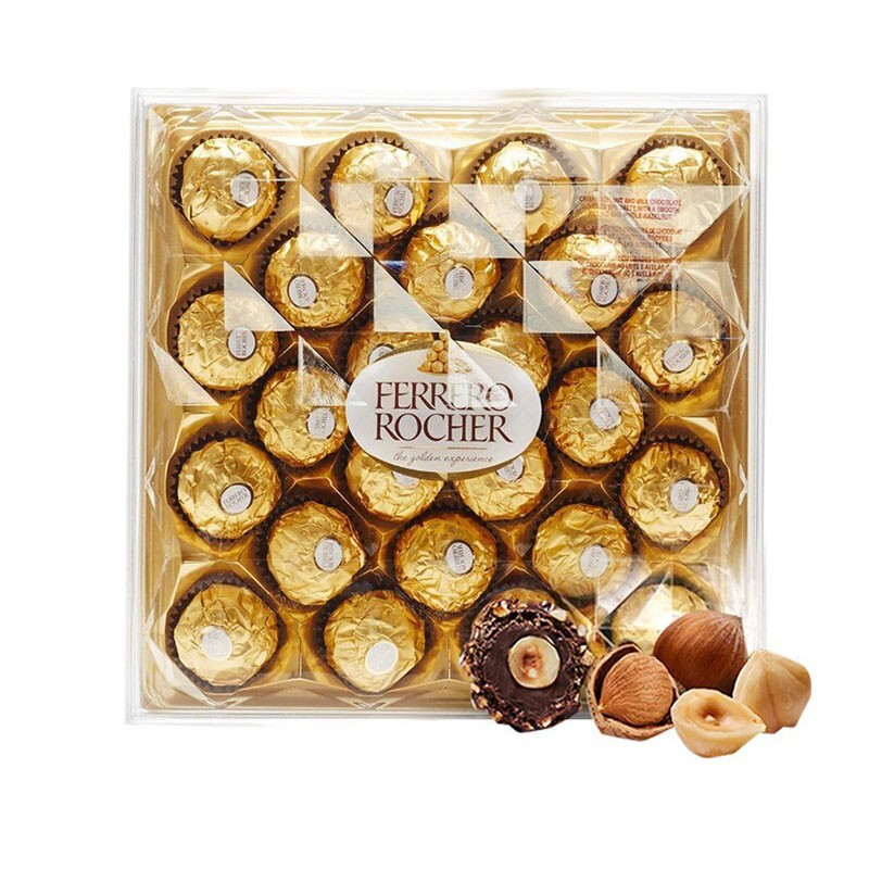 Ferrero Rocher wafer hazelnut chocolate T24