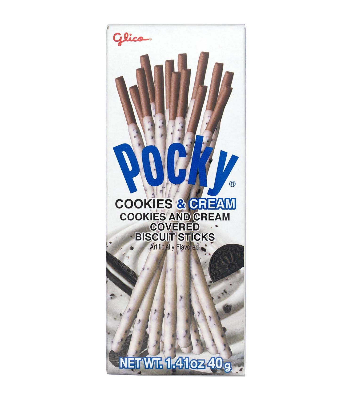 Pocky cream cookie coated biscuit 45g