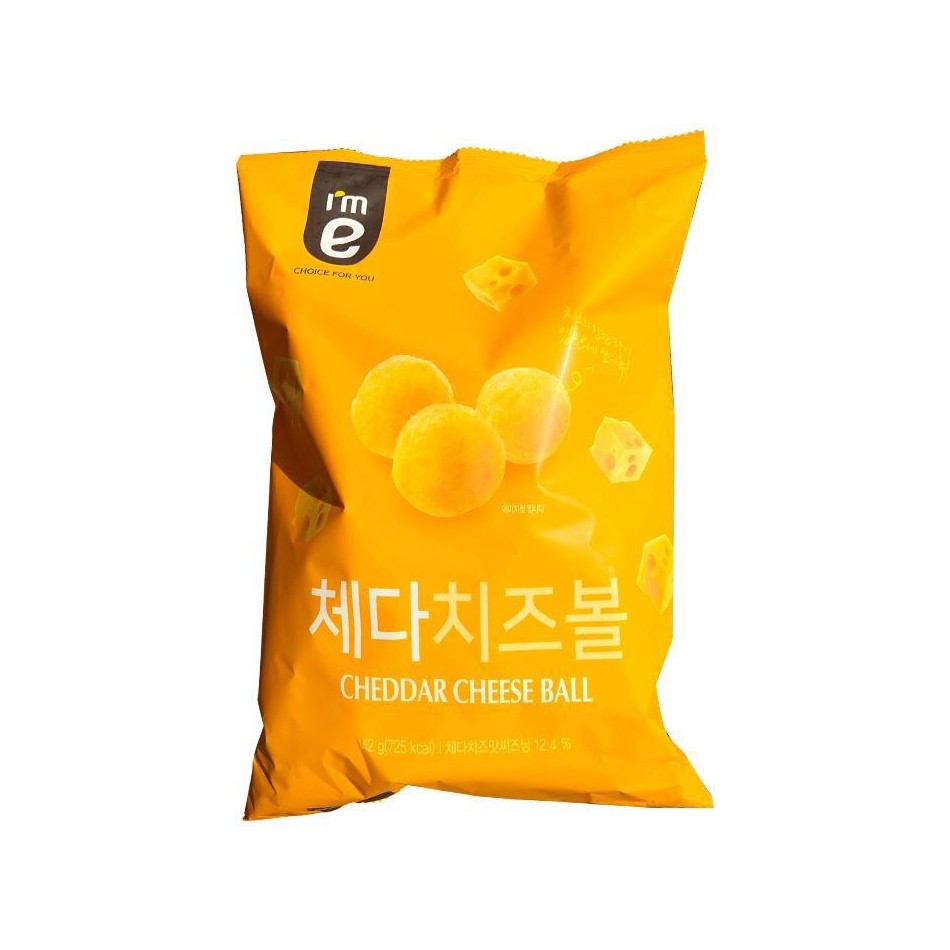 Aimu icheda cheese flavored corn balls 142g