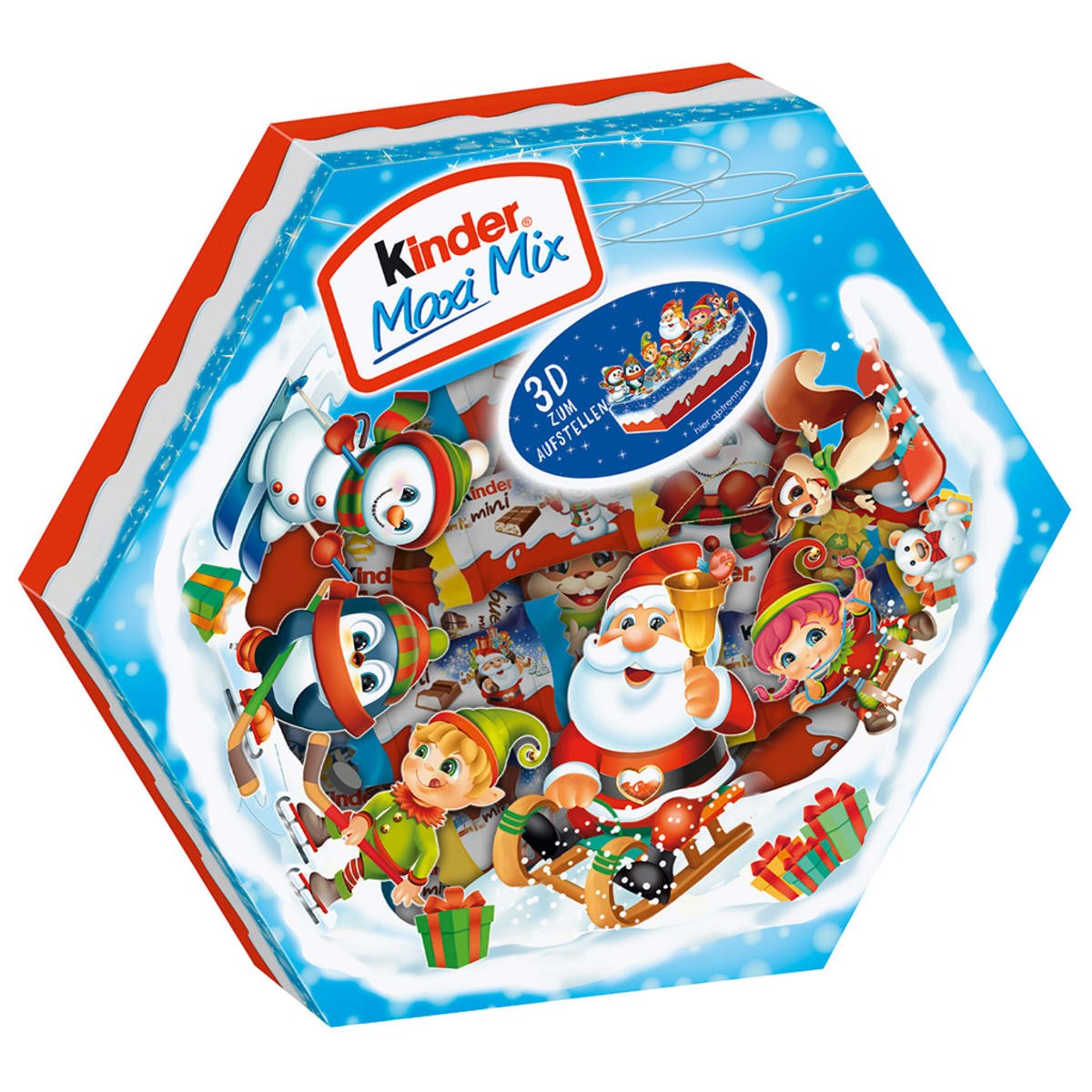 Ferrero Kinder Maxi Mix Christmas Chocolate 143g