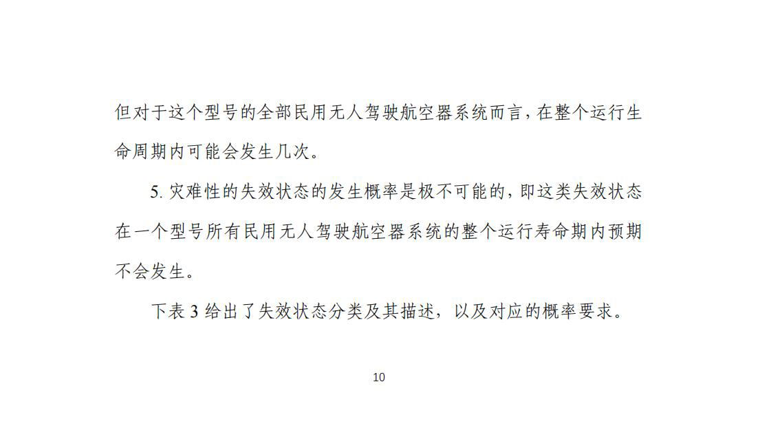 【民航规章】民用无人驾驶航空器系统安全性分析指南（征求意见稿）