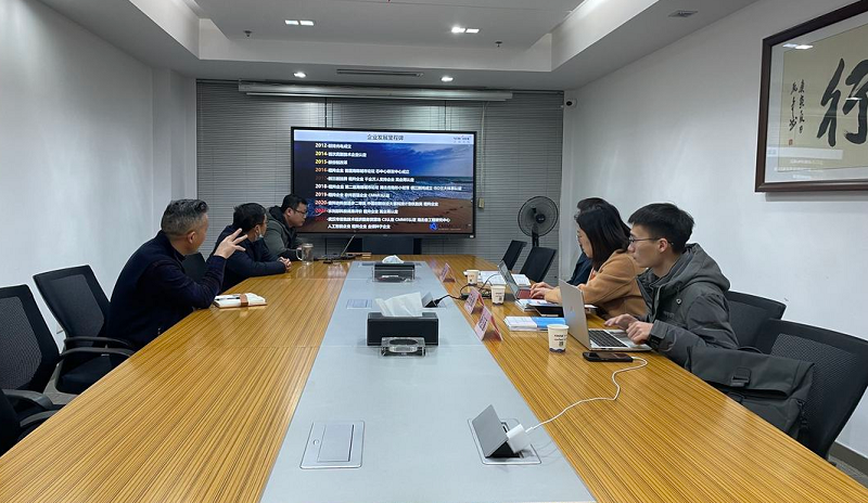 长江三峡环保、长江三峡绿洲考察代表到访新烽光电开展技术交流