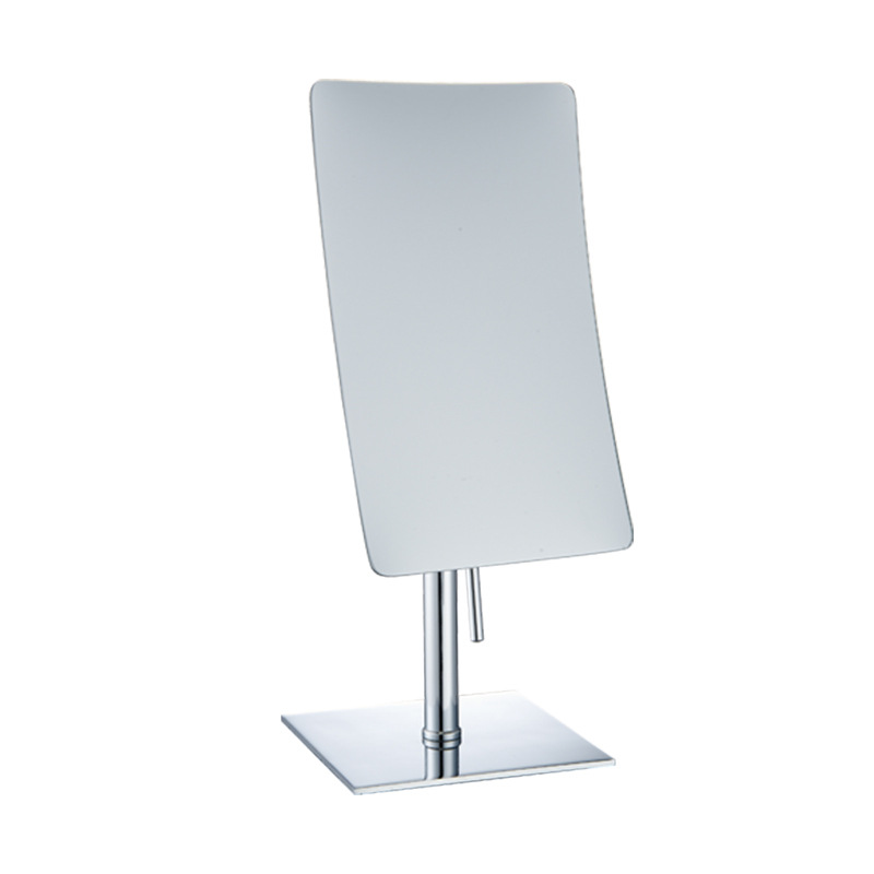 Desktop square unlighted makeup mirror