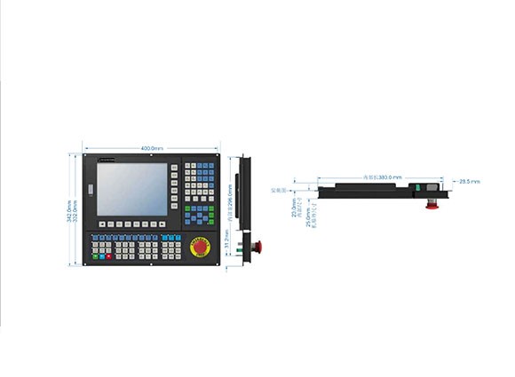 CI3042 Four Axis Integrated Panel Furniture Control System Woodworking