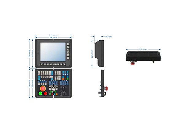 CI3140 Four Axis Integrated Machine Metal Engraving and Milling Control System