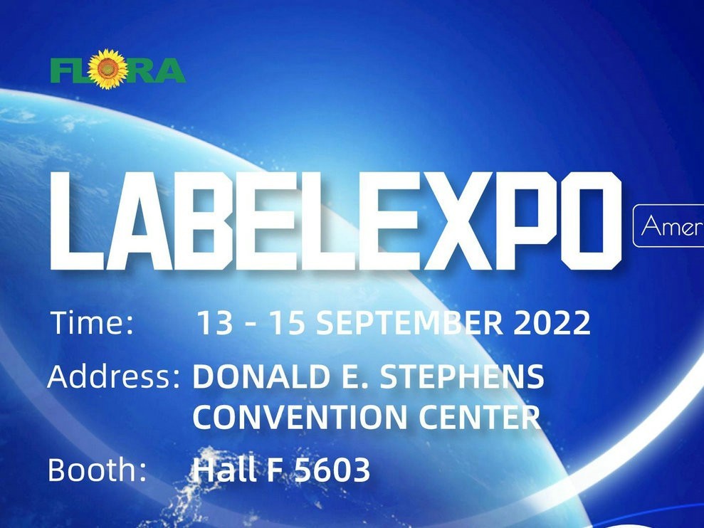 FLORA| Meet you at LabelExpo Americas 2022