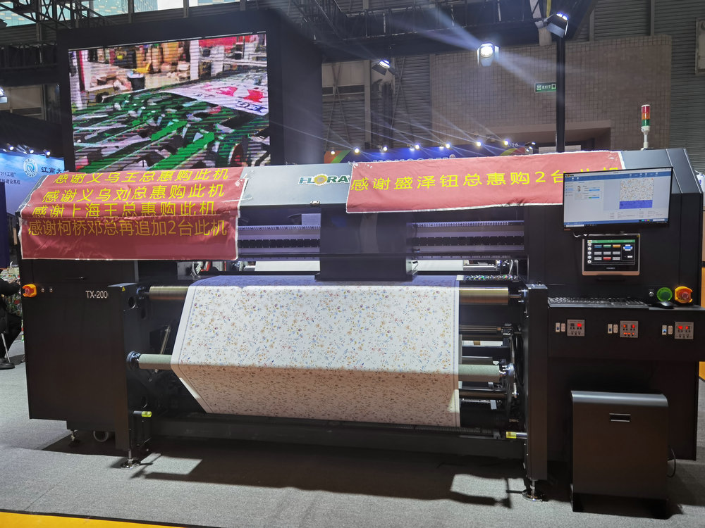 Super hot! FLORA digital printing machine shined at TSCI 2020
