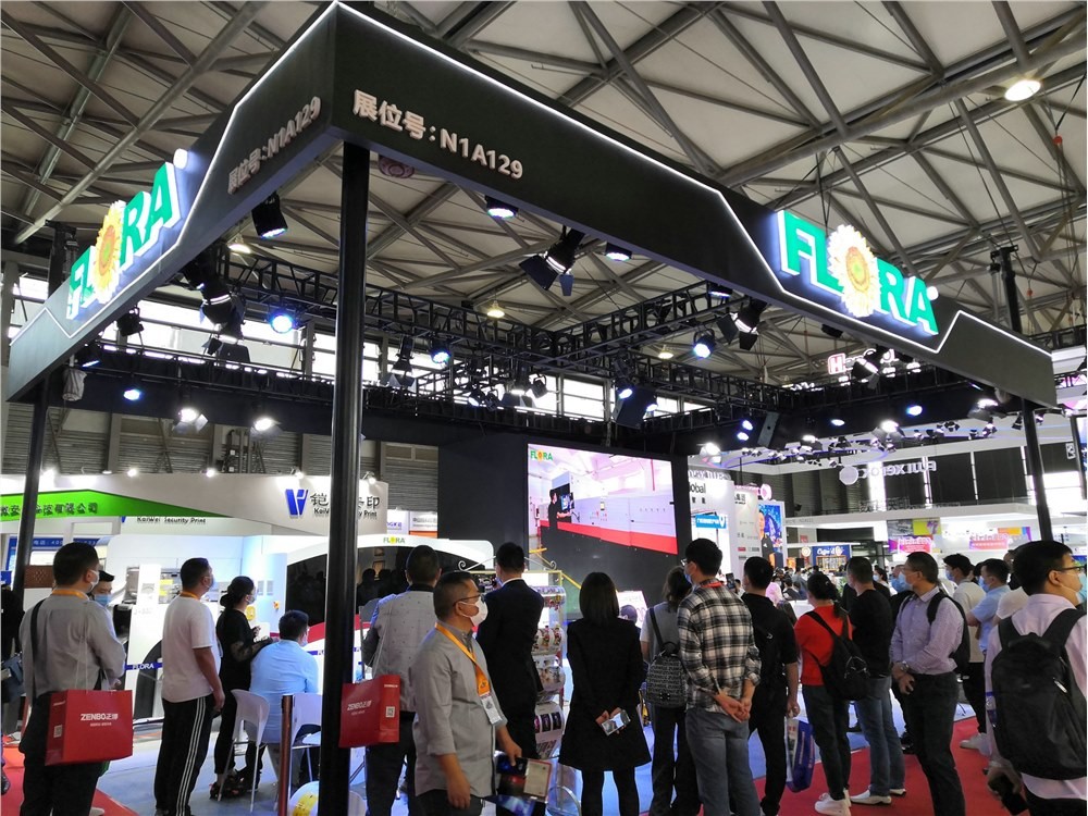 FLORA J-330 printer was released on the first day of the opening of the All in Print Exhibition.