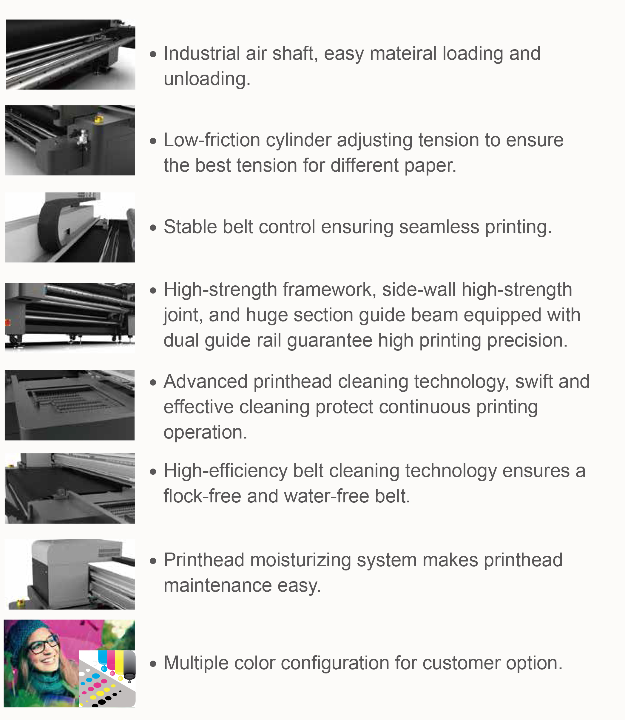 Flora T160 Textile printer Shenzhen Runtianzhi Digital Equipment Co