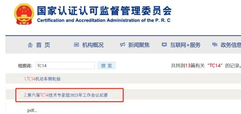 国家认监委第六届 TC14 技术专家组 2023 年工作会议纪要