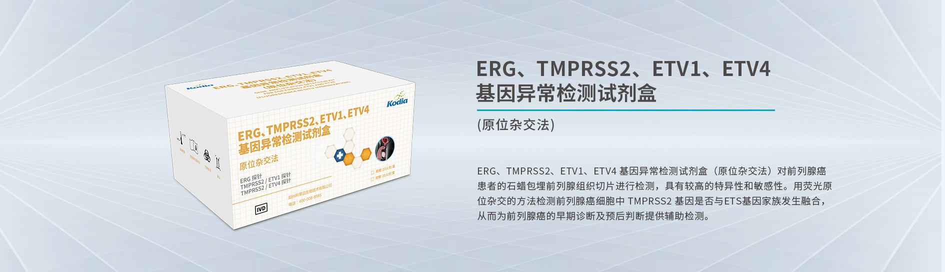 ERG、TMPRSS2、ETV1、ETV4基因异常检测试剂盒(原位杂交法)