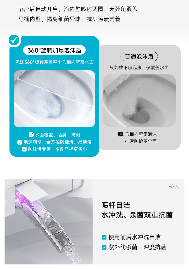 全能旗舰智能马桶S23星耀