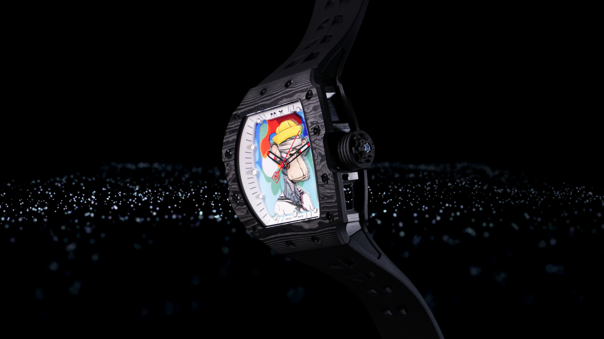 MRISSTIME collaborates significantly with BAYC, pioneering the exploration of digital art timepieces