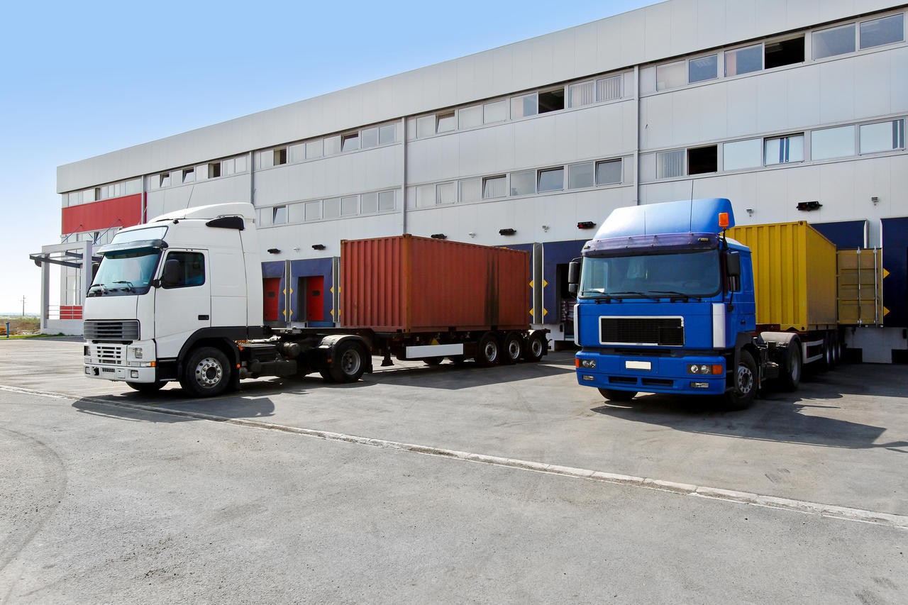 Export vehicle unloading and packing operation process