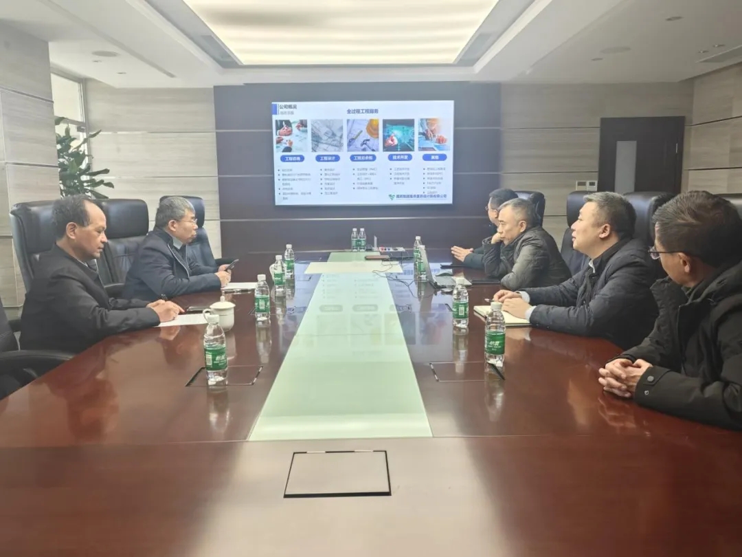 中國石油和化工勘察設(shè)計協(xié)會常務(wù)副理事長榮世立一行調(diào)研國藥集團(tuán)重慶醫(yī)藥設(shè)計院有限公司