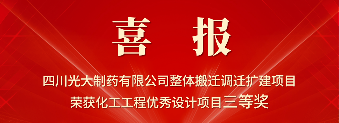 喜报！我司设计项目荣获2025年度化工工程优秀设计奖