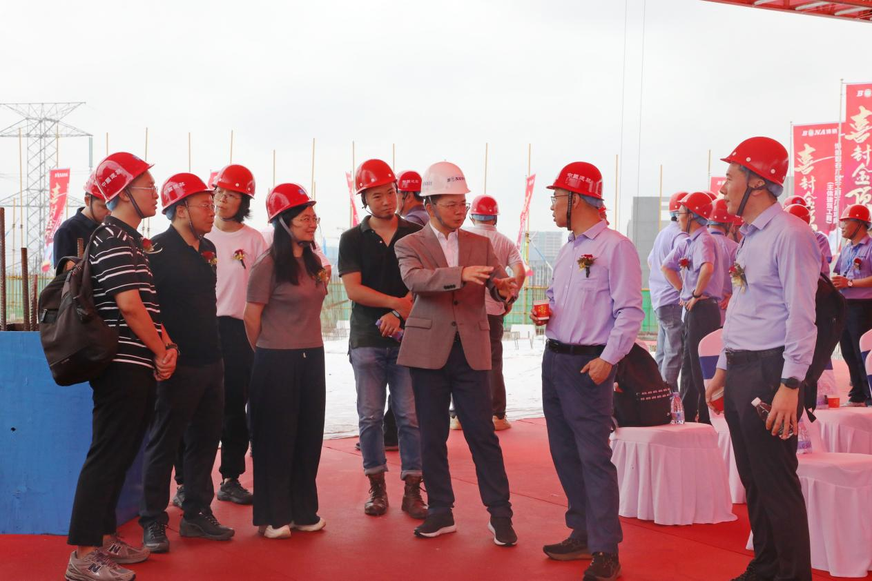 我司设计博纳智谷厂区（二期）项目主体工程圆满封顶